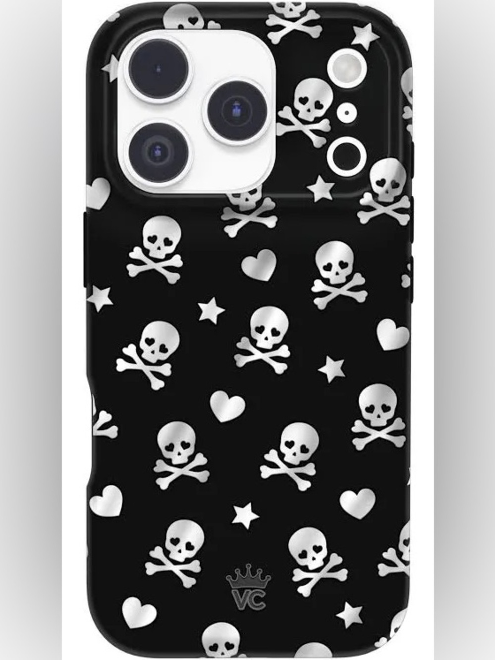 Velvet Caviar Chrome Skulls Phone Case - iPhone 14 Pro